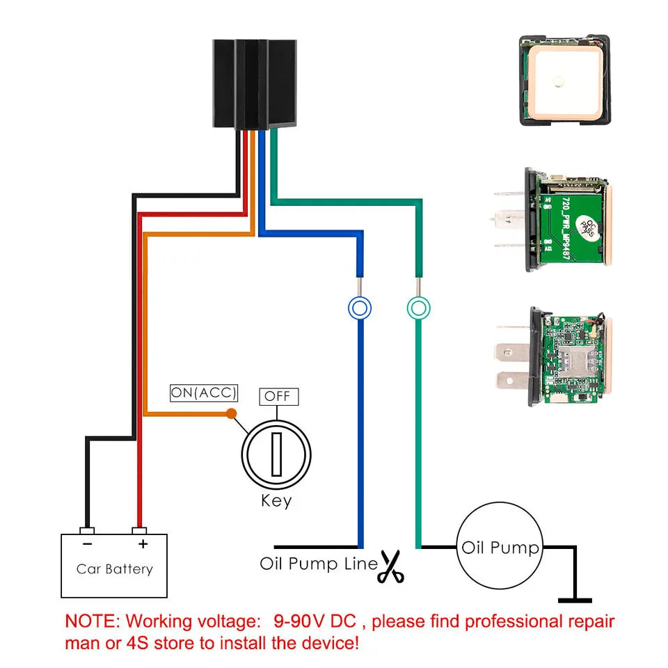 GPS Veicolo 2G MV730 + Sim Card Globale